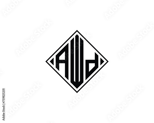 Free Download AWD logo design vector template - GFXLoad