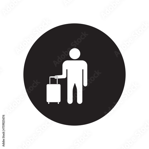 Passenger waiting room icon