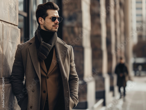 elegant dressed man. man in sunglasses © Stream Skins