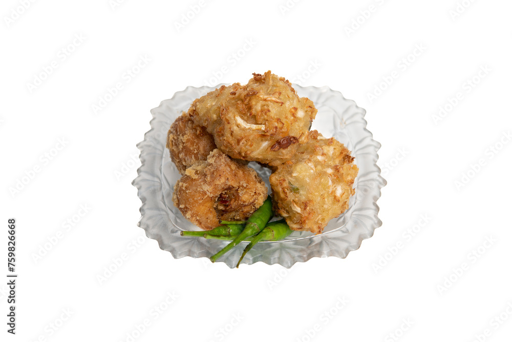 Bakwan is a fried food made from vegetables and flour. Bakwan is a typical Indonesian street snack. Bakwan is a fried food made from vegetables and flour. Bakwan is a typical Indonesian street snack.