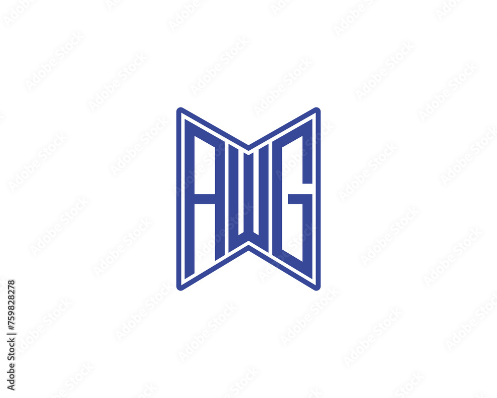 AWG Logo design vector template AWG Logo design vector template