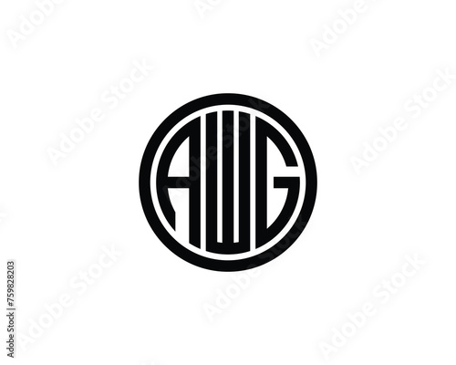 AWG Logo design vector template