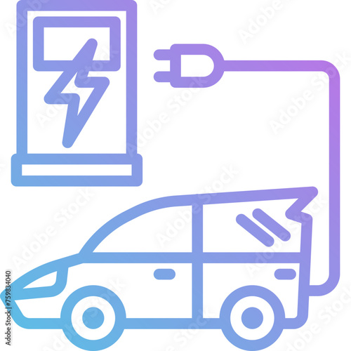 electriccar-vehicle-ev-charge-automobile photo