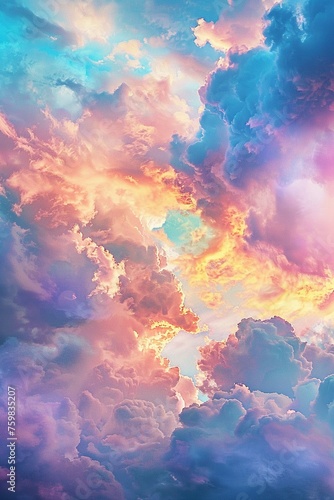 Ethereal beautiful skies Indoor. © Sataporn