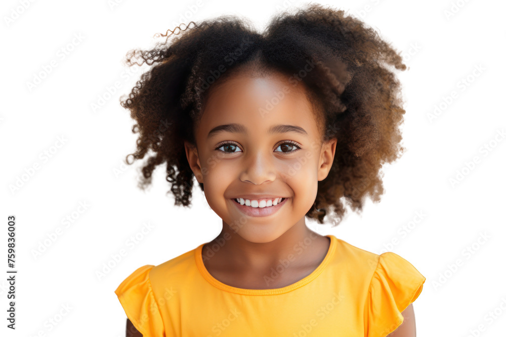 Close-up of young black woman smiling with beauty, happiness and youth in studio Isolated on transparent background. Close-up of young black woman smiling with beauty, happiness and youth in studio Isolated on transparent background.