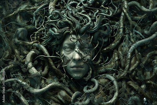 Medusa serpent hair