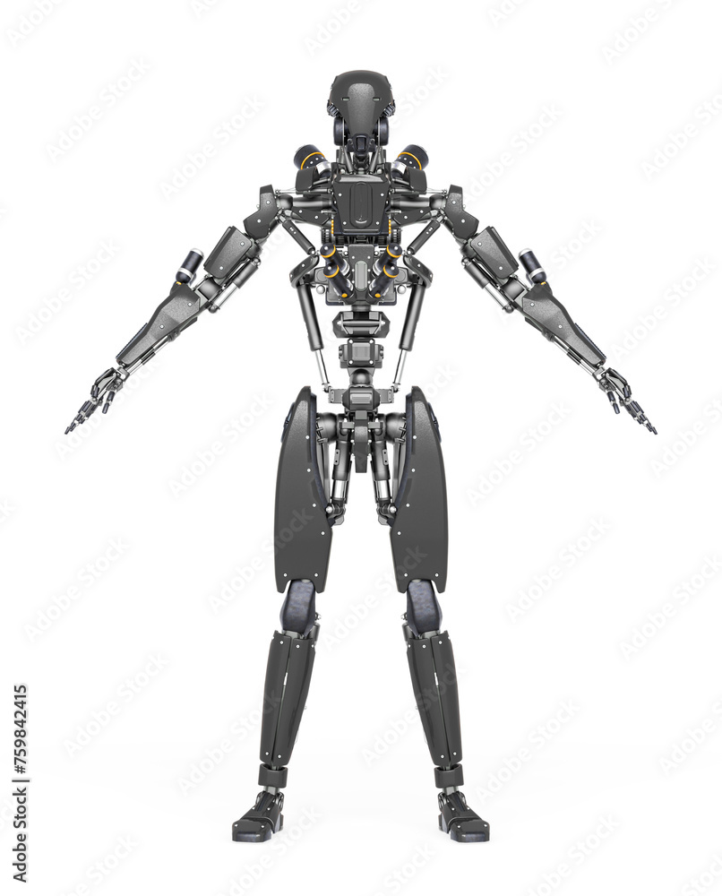 apocalypse cyborg in a pose