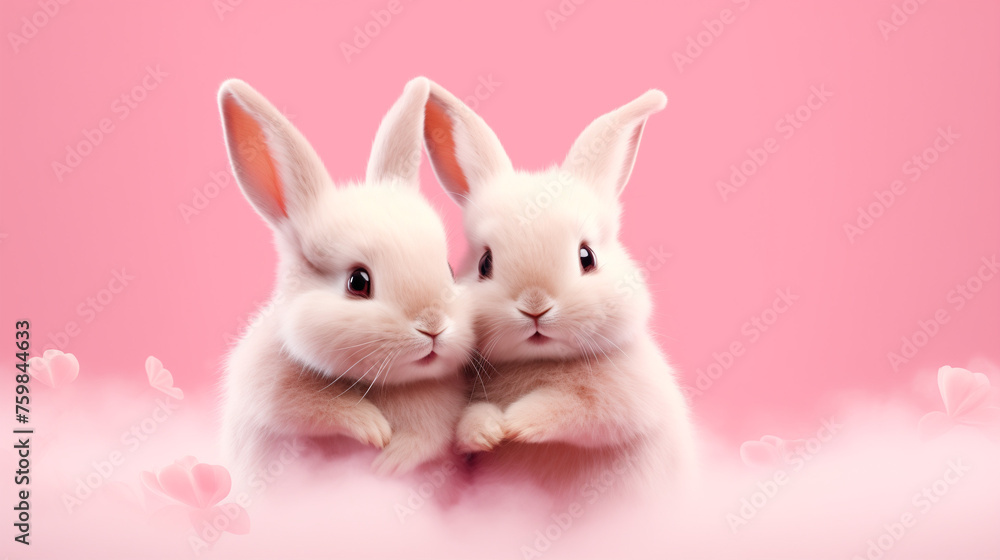 Obraz premium Creative Easter celebration concept.