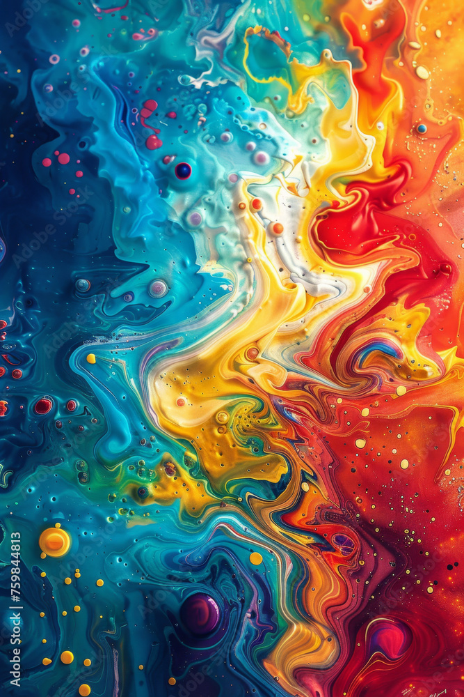 Vibrant Abstract Close-Up of Earth During Solar Storm Gen AI Vibrant Abstract Close-Up of Earth During Solar Storm Gen AI