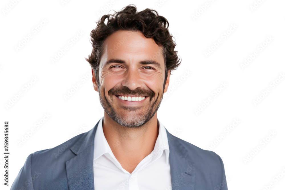 smiling businessman isolated on transparent background. smiling businessman isolated on transparent background.