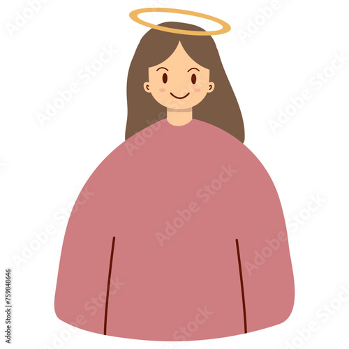 Mother Days Flat Illustration Element