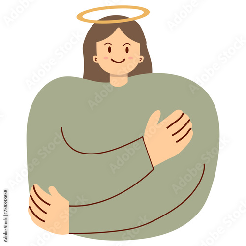 Mother Days Flat Illustration Element