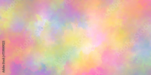 Multicolored splashed watercolor background with colorful stains  Colorful and bright watercolor background texture with grunge watercolor splashes  Abstract bright and shinny soft color texture.