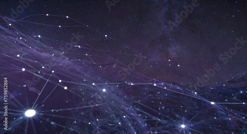 Starry Connection: A Visualization of Networked Stars in the Galaxy