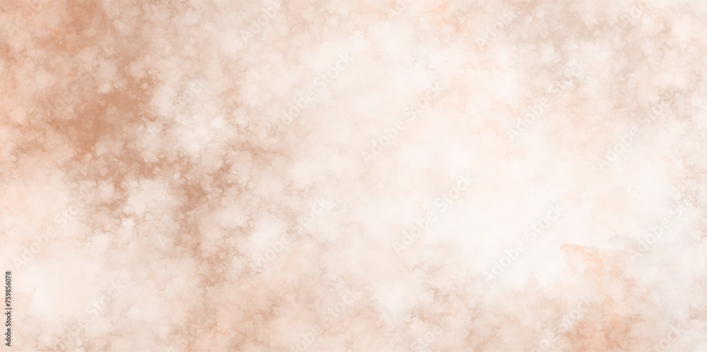 Orange beautiful and colorful watercolor background. Abstract fantasy smooth hand drawn digital art watercolor background with cloud smoke. Brushed painted grunge abstract background .