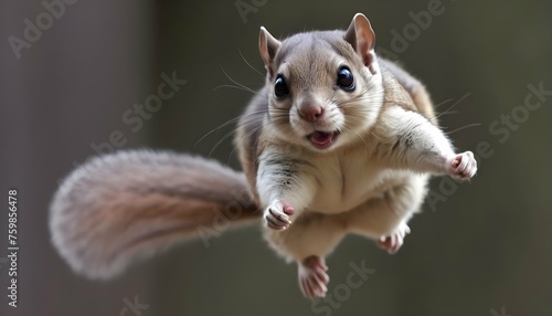 A Flying Squirrel With Its Whiskers Quivering © Fazal