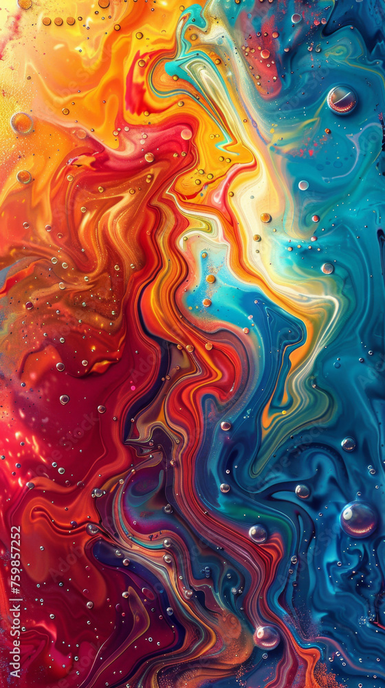 Close-Up Earth in Vibrant Abstract Solar Storm Gen AI Close-Up Earth in Vibrant Abstract Solar Storm Gen AI