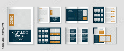 Product catalog design or 12 pages catalogue template design