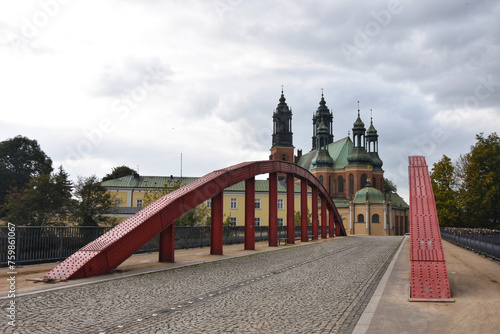 Bishop Jordan Bridge in Poznan, Poland