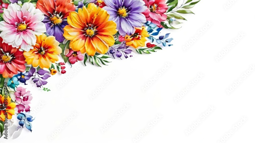 Floral Frames. Elegant Borders for Text and Images