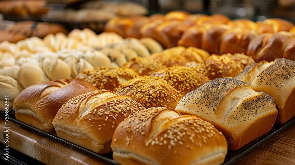 Bakery section comes alive with the color and texture of breads, each ...
