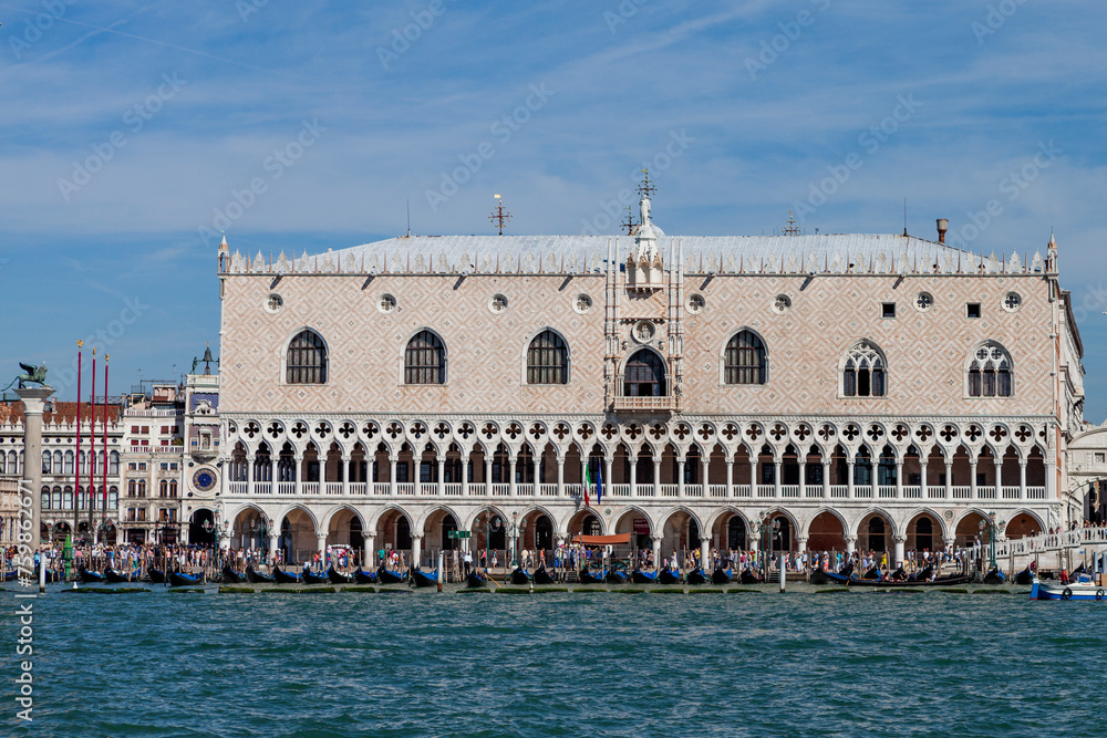 Doge's Palace from Venetian Lagoon, Veneto, Italy