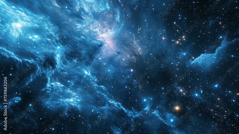 Cosmos with stars, nebula and galaxies, abstract space background
Cosmos with stars, nebula and galaxies, abstract space background