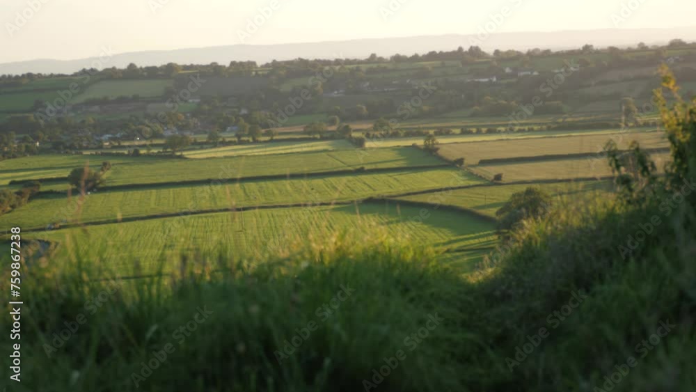 Sunset in Cheddar, Somerset, UK Sunset in Cheddar, Somerset, UK