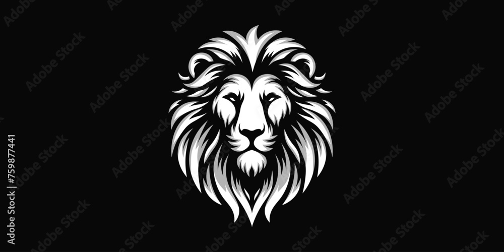 Fototapeta premium Lion Macot Vector Logo
