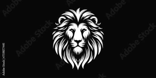 Lion Macot Vector Logo photo