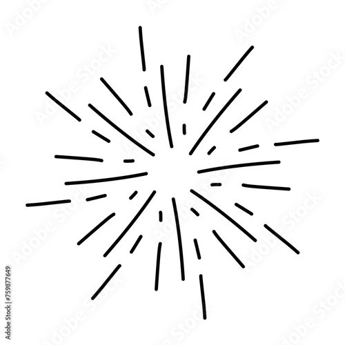 Vintage sunburst collection,Bursting sun rays,Fireworks starburst logotype,Radial sunset beams,Logotype or lettering design element.