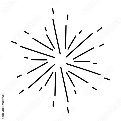 Vintage sunburst collection,Bursting sun rays,Fireworks starburst logotype,Radial sunset beams,Logotype or lettering design element.