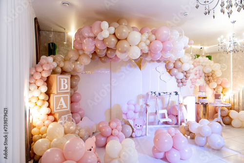 Photo zone on child birthday