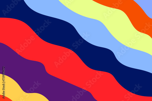 colorful irregular wave pattern background