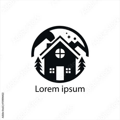 simple design real estate logo