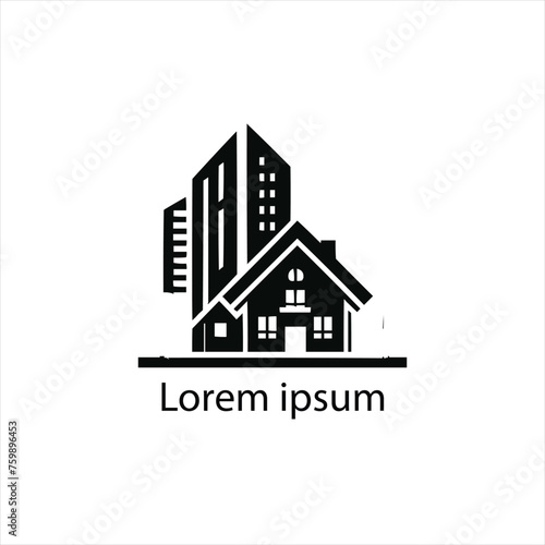 simple design real estate logo