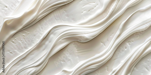 Whirling milk cream Splashing milk texture .