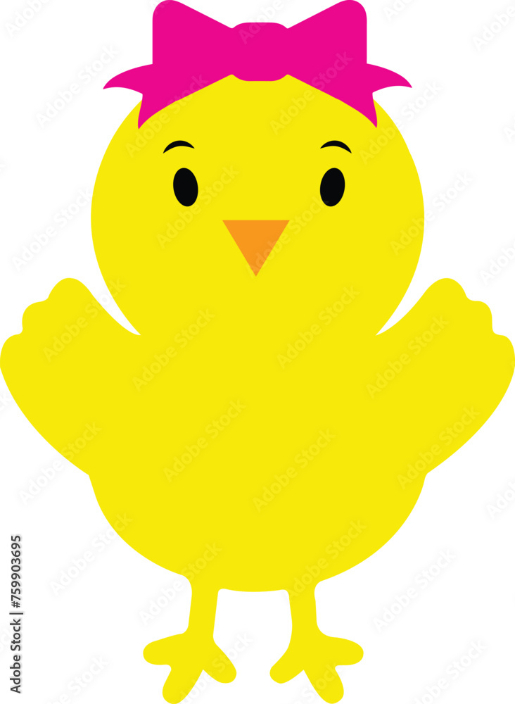 Easter Chick clip art design on plain white transparent isolated background for card, shirt, hoodie, sweatshirt, apparel, tag, mug, icon, poster or badge Easter Chick clip art design on plain white transparent isolated background for card, shirt, hoodie, sweatshirt, apparel, tag, mug, icon, poster or badge