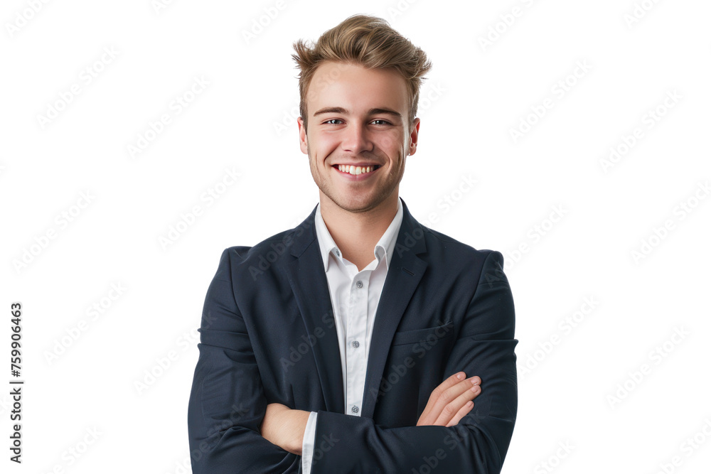 Successful Businessman is smiling. Demonstrate confidence, friendliness, and success,Isolated on transparent background. Successful Businessman is smiling. Demonstrate confidence, friendliness, and success,Isolated on transparent background.