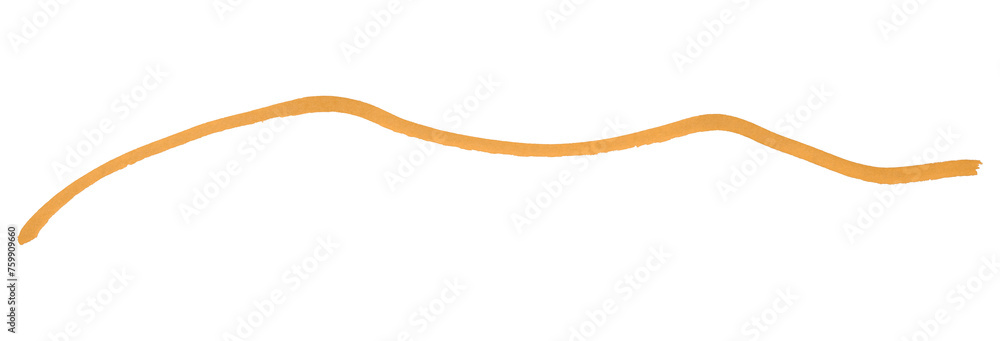 Orange stroke brush isolated on transparent background. Orange stroke brush isolated on transparent background.