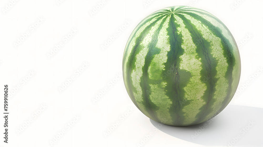 Close-Up Detail of a Fresh Juicy Watermelon Isolated on White Close-Up Detail of a Fresh Juicy Watermelon Isolated on White