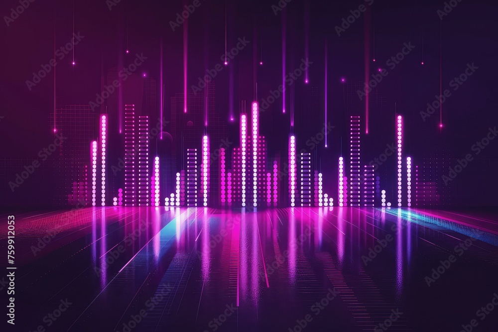 Abstract Digital EQ Equalizer. Sound Wave Design Element. Speaking Sound Wave colors Illustration. Artificial Intelligence Abstract Digital EQ Equalizer. Sound Wave Design Element. Speaking Sound Wave colors Illustration. Artificial Intelligence