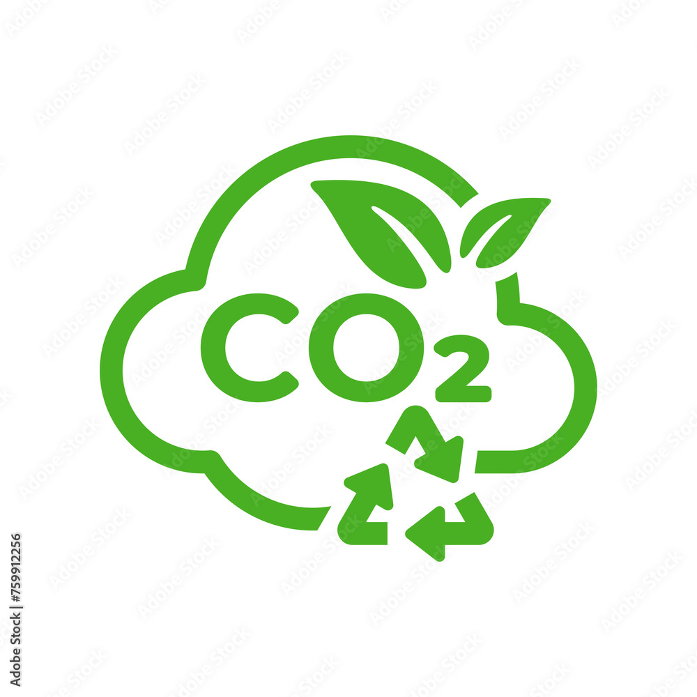 Reducing carbon emission icon. Reduce co2 gas graphic design. Ecology and environment Reducing carbon emission icon. Reduce co2 gas graphic design. Ecology and environment