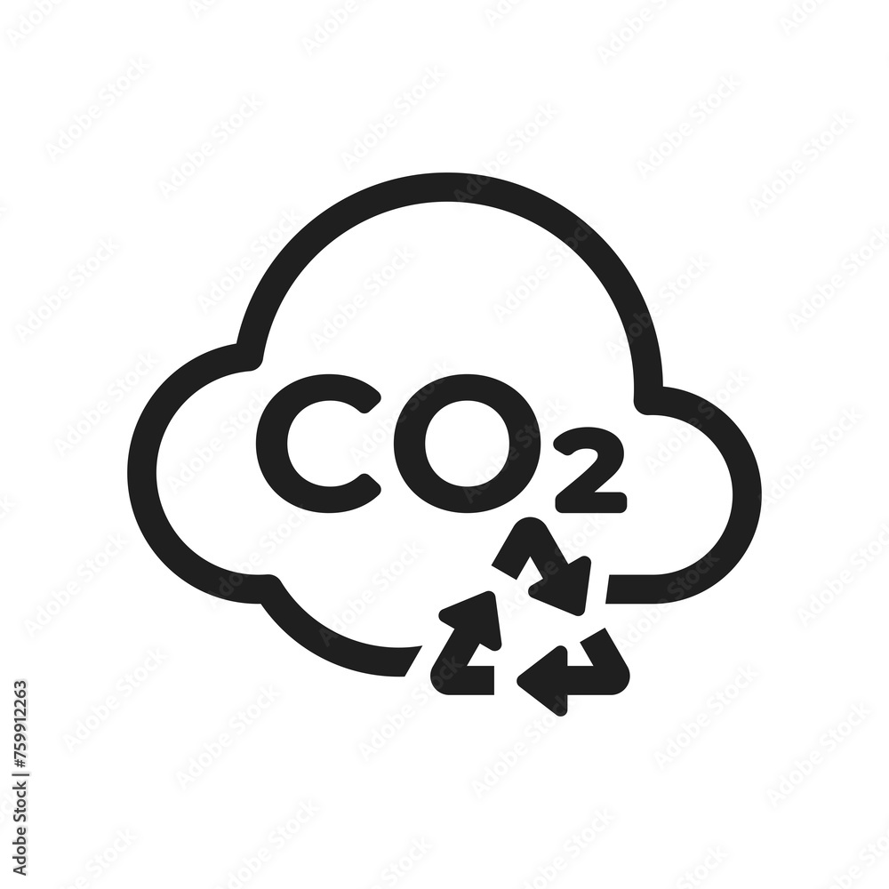 Reducing carbon emission icon. Reduce co2 gas graphic design. Ecology and environment Reducing carbon emission icon. Reduce co2 gas graphic design. Ecology and environment