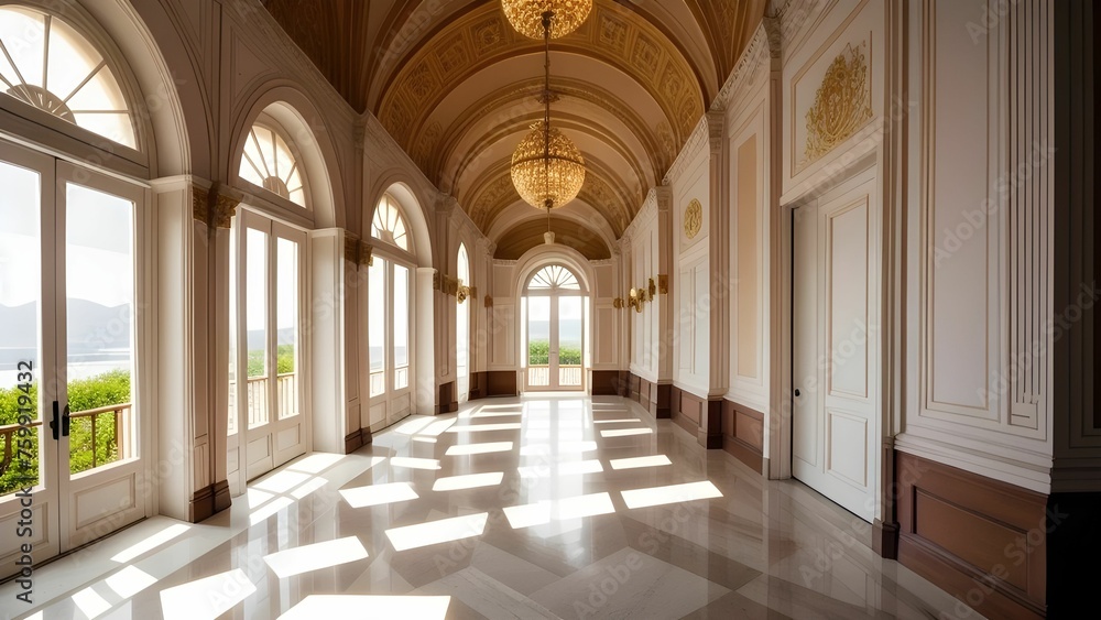 interior corridor of house