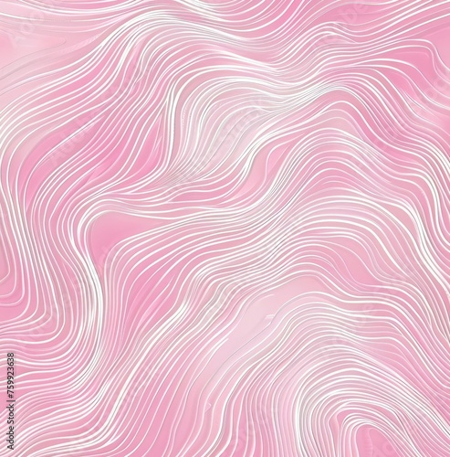 A background featuring pink and white colors with wavy lines creating a dynamic and modern design.