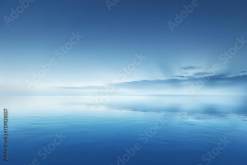 Smooth transition A blue gradient background offering a serene and minimalistic visual space