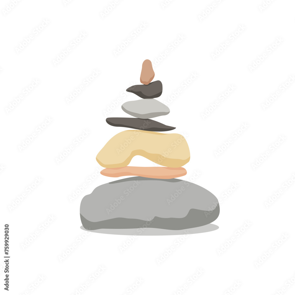 Balance stone harmony peace vector illustration icon art design Balance stone harmony peace vector illustration icon art design