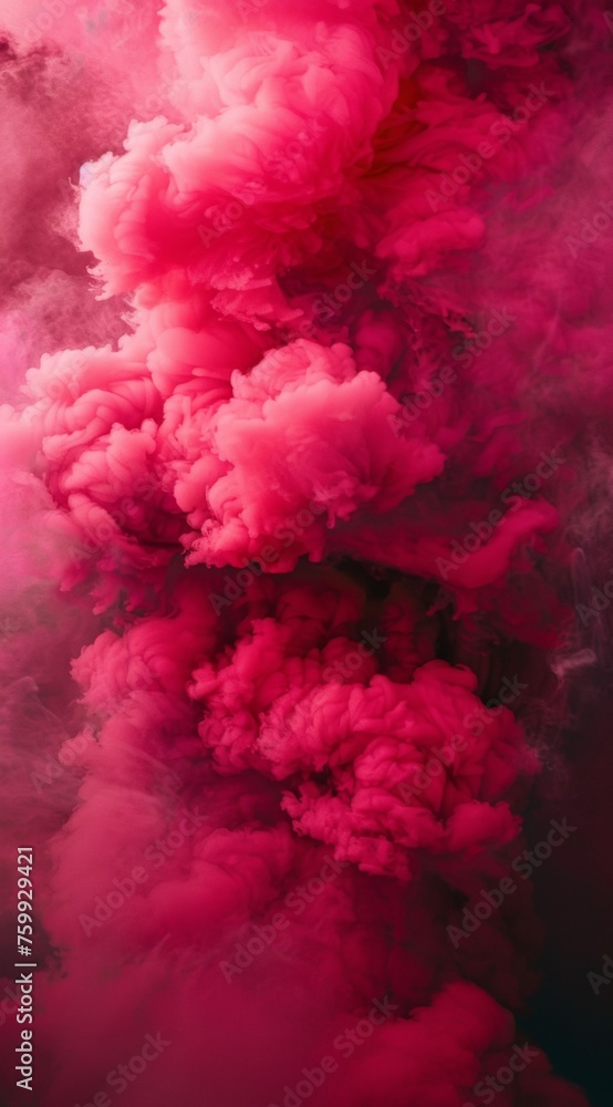 Obraz premium Abstract Pink clouds, Smoke background