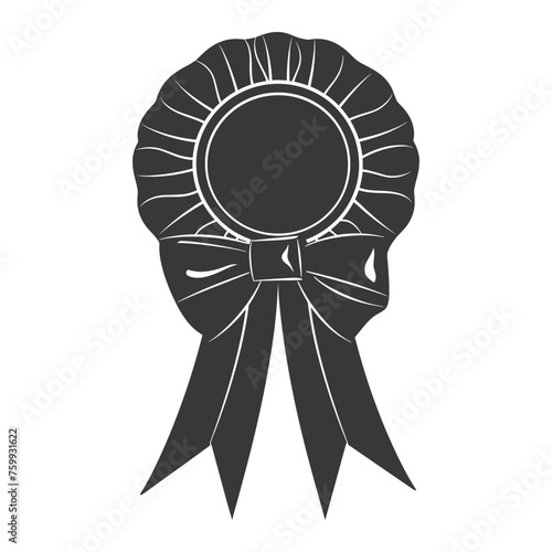 Silhouette Award rosette black color only